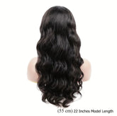 180 Density, Wave Body Lace Front Wigs 4X4 Closed Hair Wigs For Women Black Hair Before Plucking With Baby Hair
